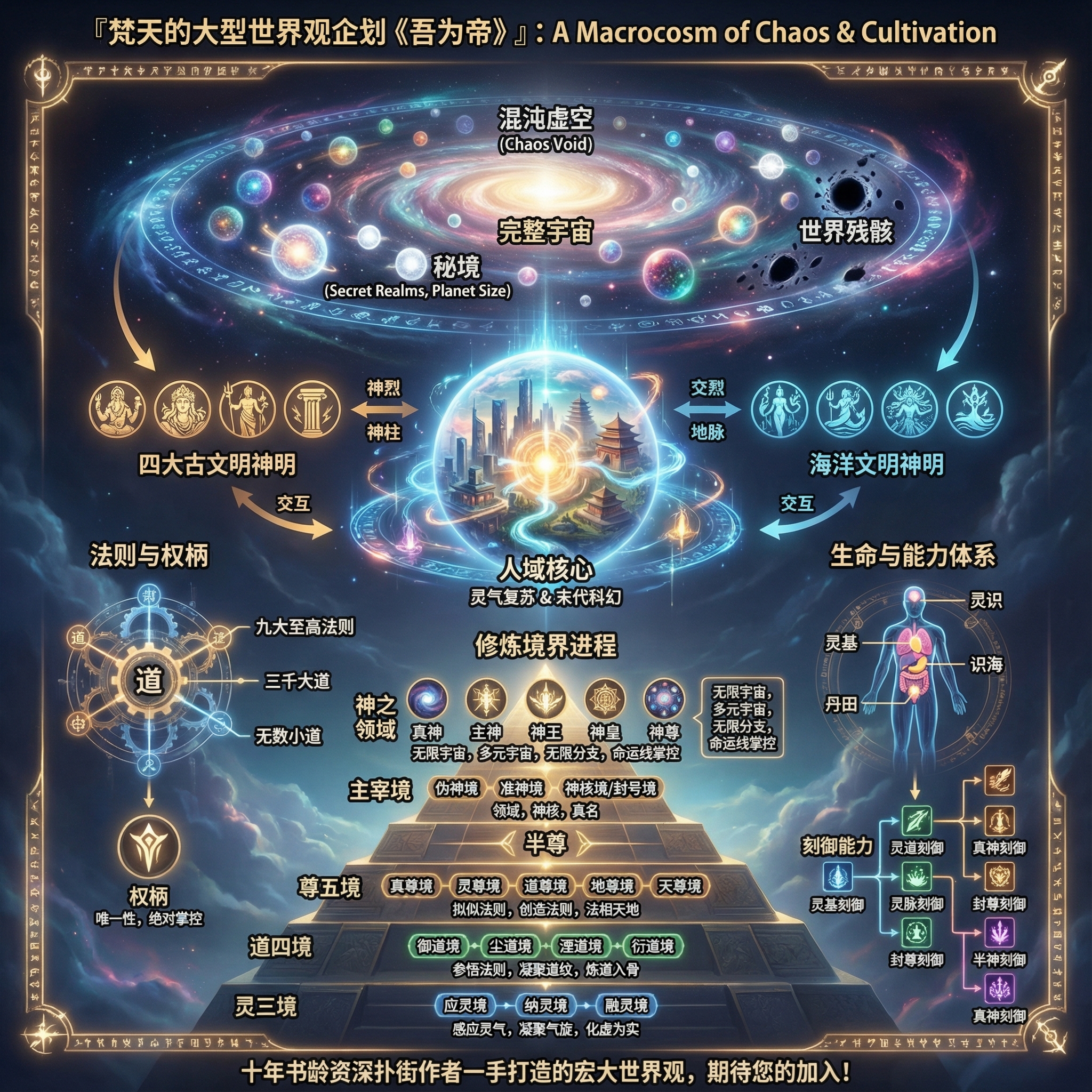 序宫『梵天的大型世界观企划《吾为帝》』